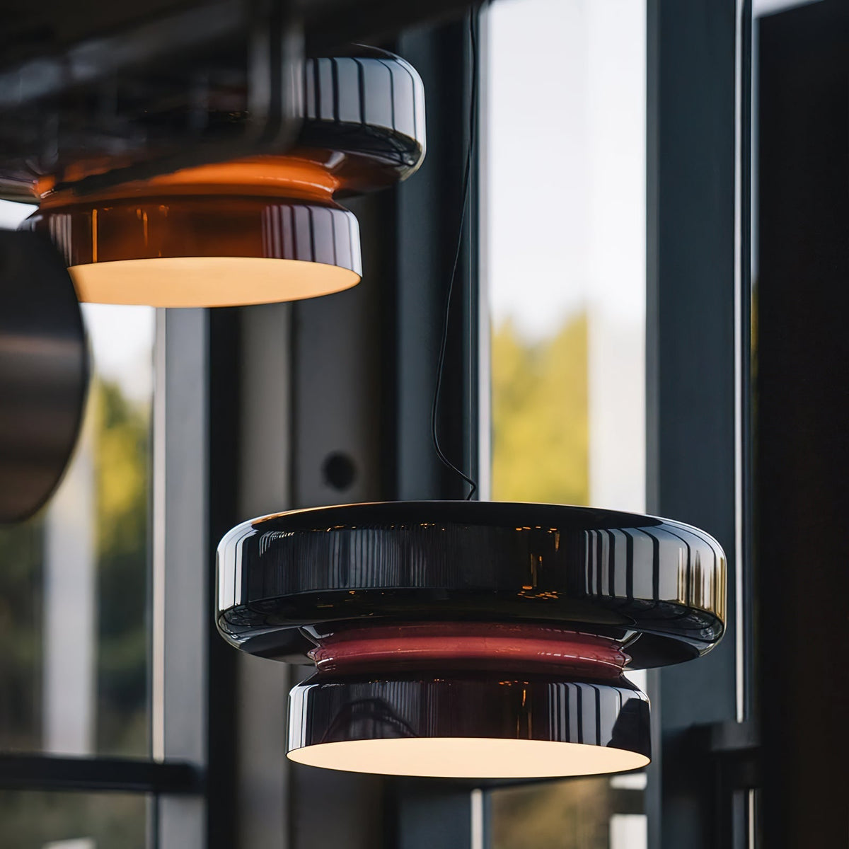 Zerithce moderne minimalistisk pendellampe i glas