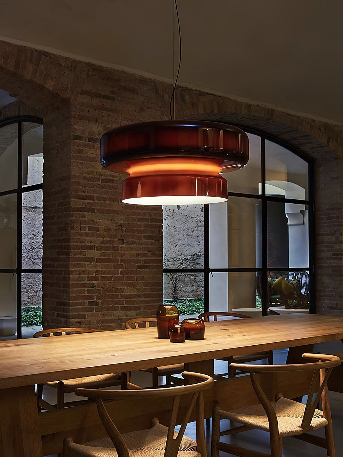 Zerithce moderne minimalistisk pendellampe i glas