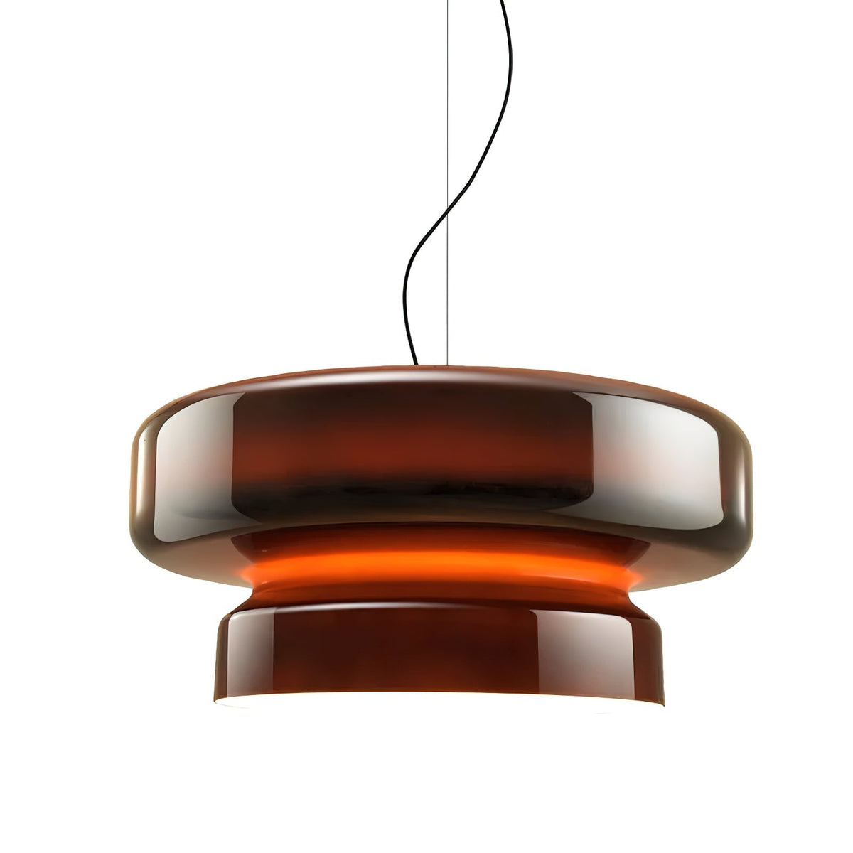 Zerithce moderne minimalistisk pendellampe i glas