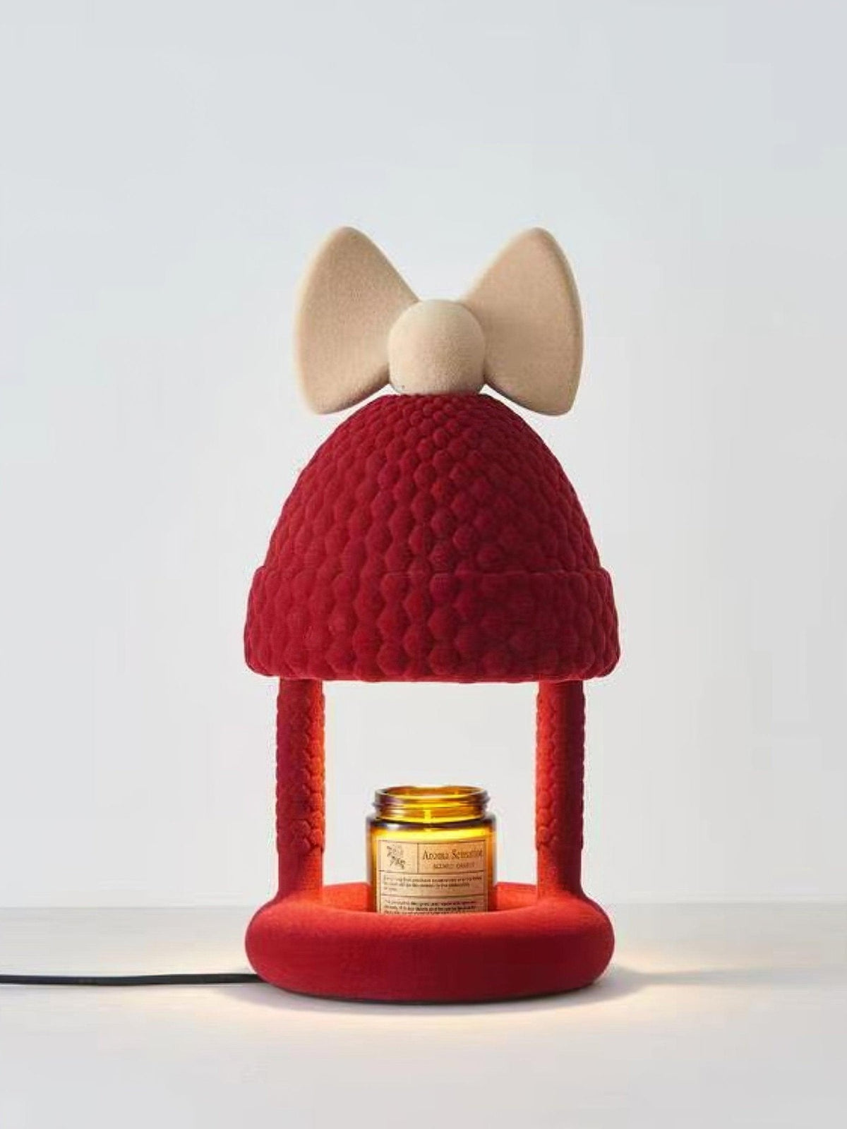 Zarinil lekfull bordslampa i flockad resin