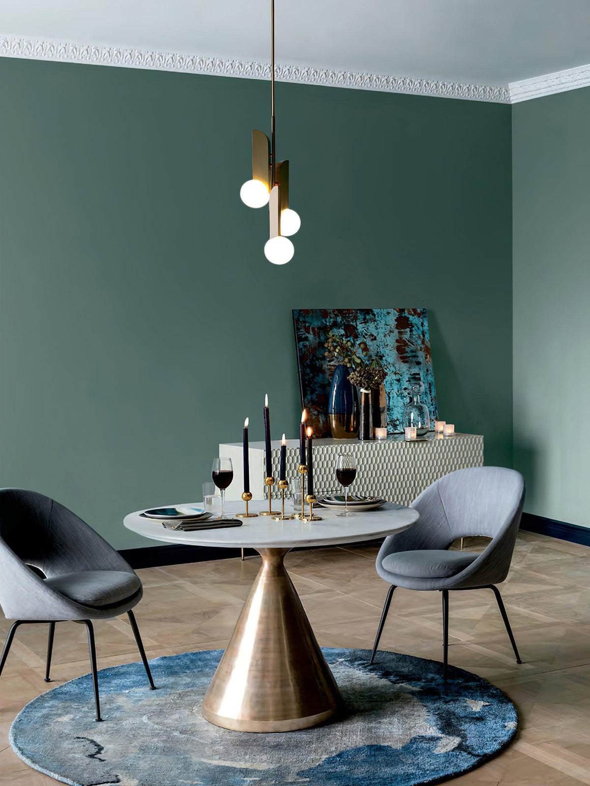 Eirelelia elegant pendellampe i glas