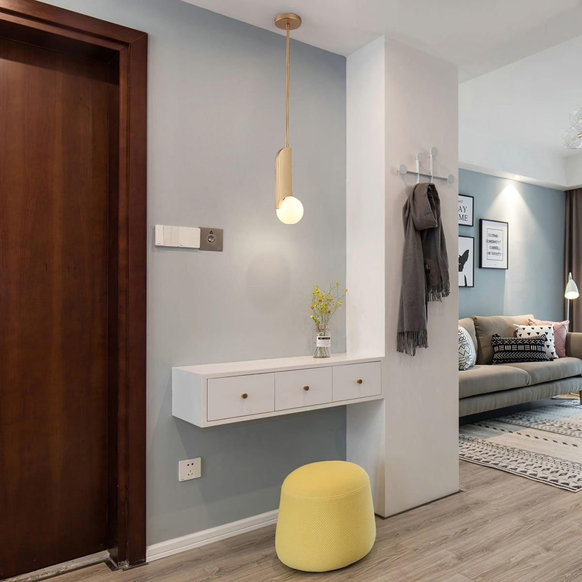 Eirelelia elegant pendellampe i glas