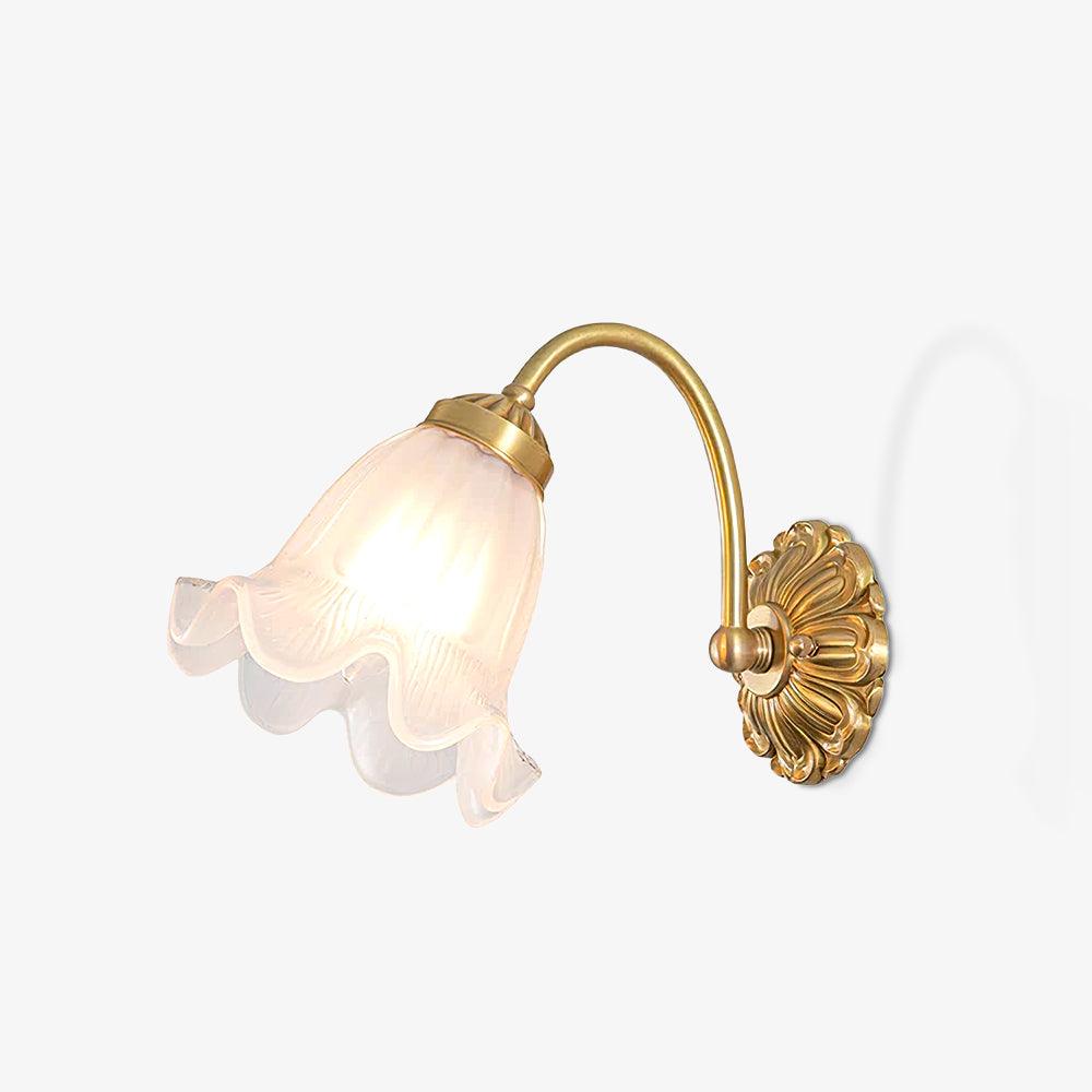 Celereria vintagevæglampe i glas
