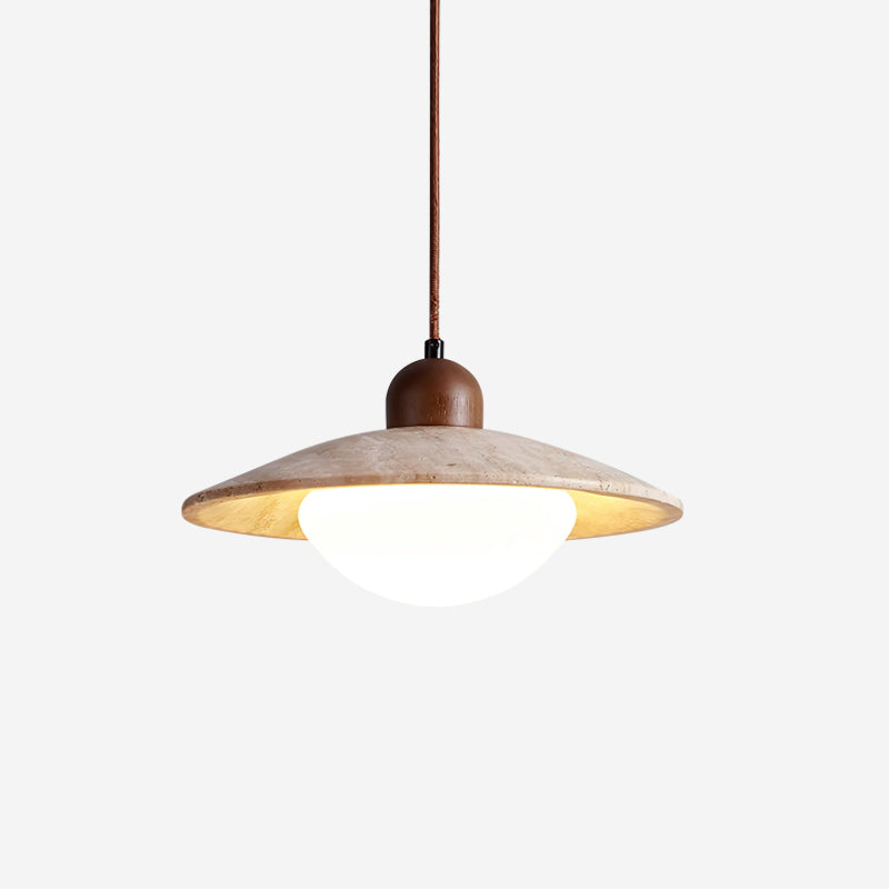 Luxen Pendant Lamp Travertine Minimalist