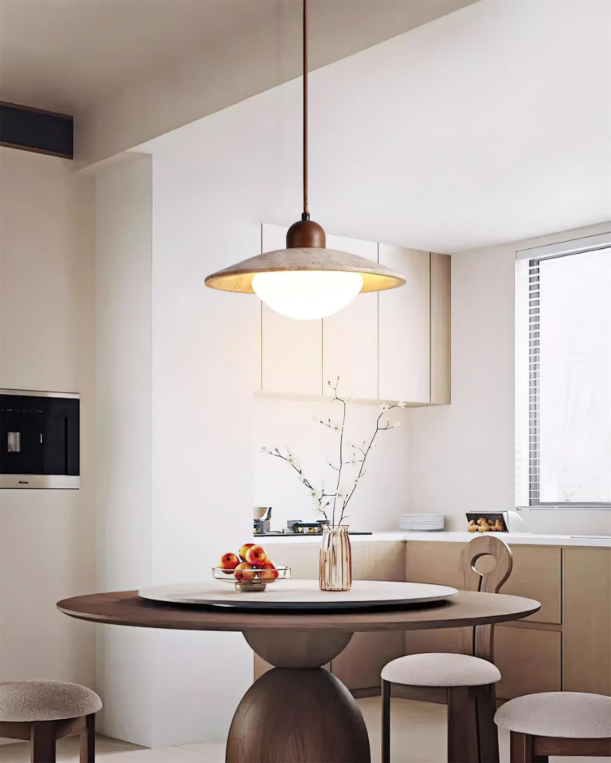 Luxen Pendant Lamp Travertine Minimalist