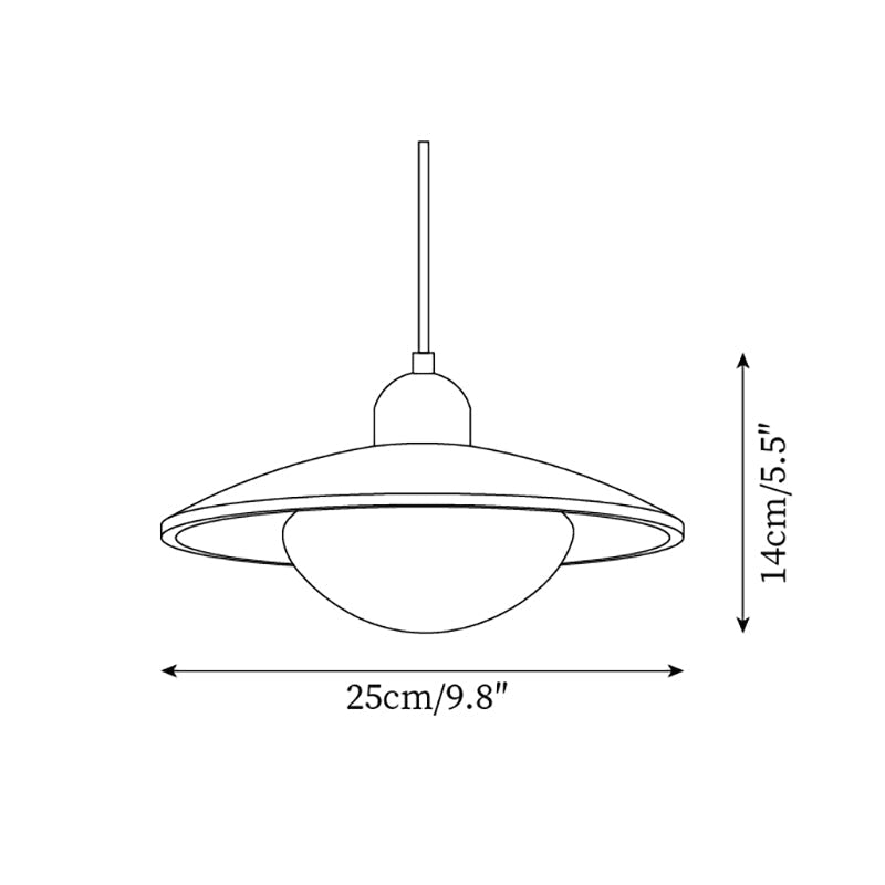 Luxen Pendant Lamp Travertine Minimalist