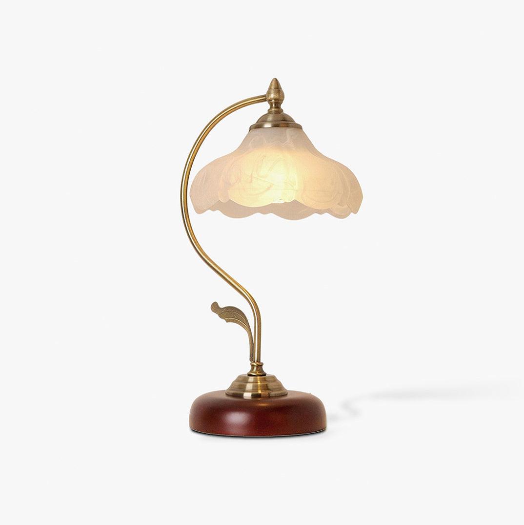 Velivise retro bordslampa i form av en blomma