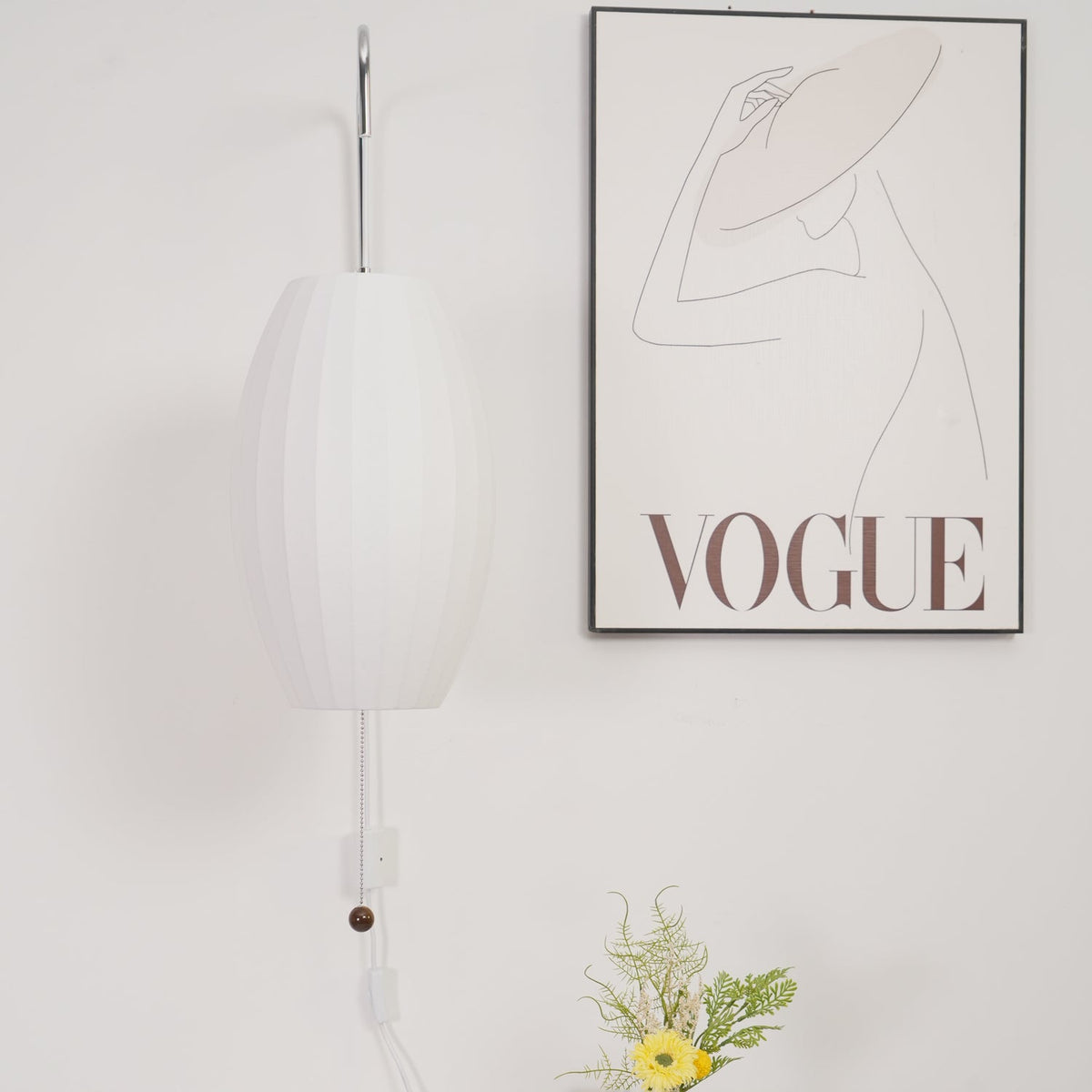 Aldinira Wall Sconce Walnut Ball