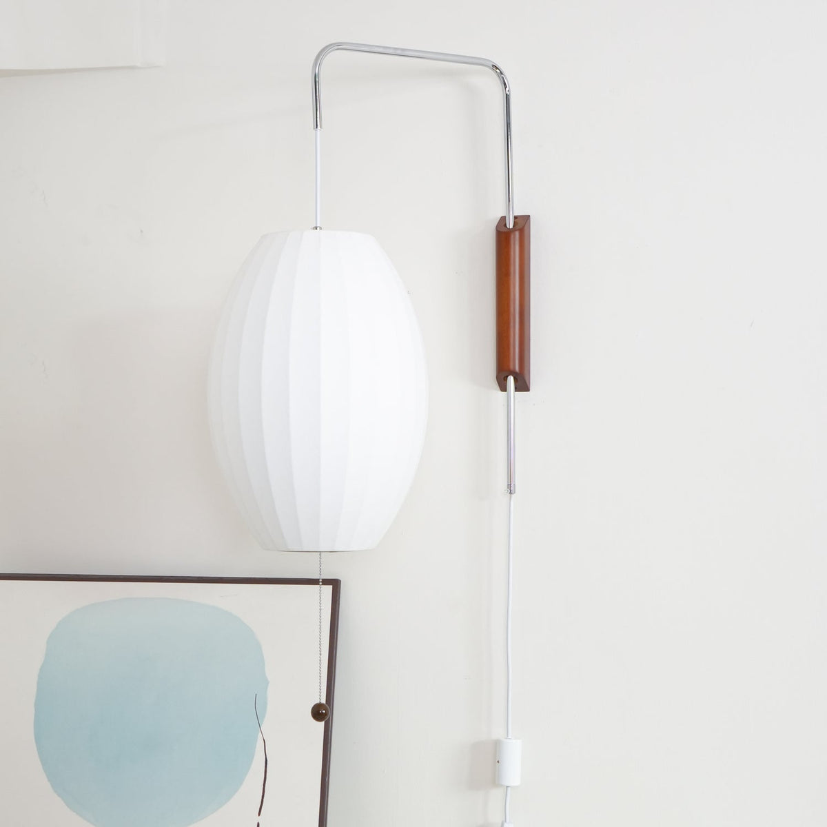 Aldinira Wall Sconce Walnut Ball