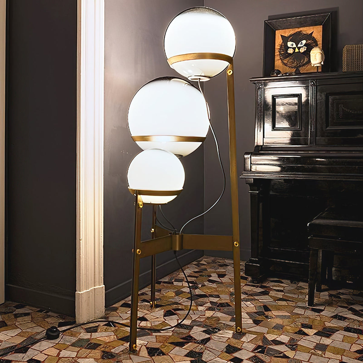 Caleriella-golvlampa