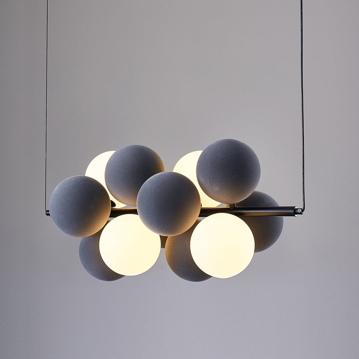 Blanor industriel kunstnerisk pendellampe
