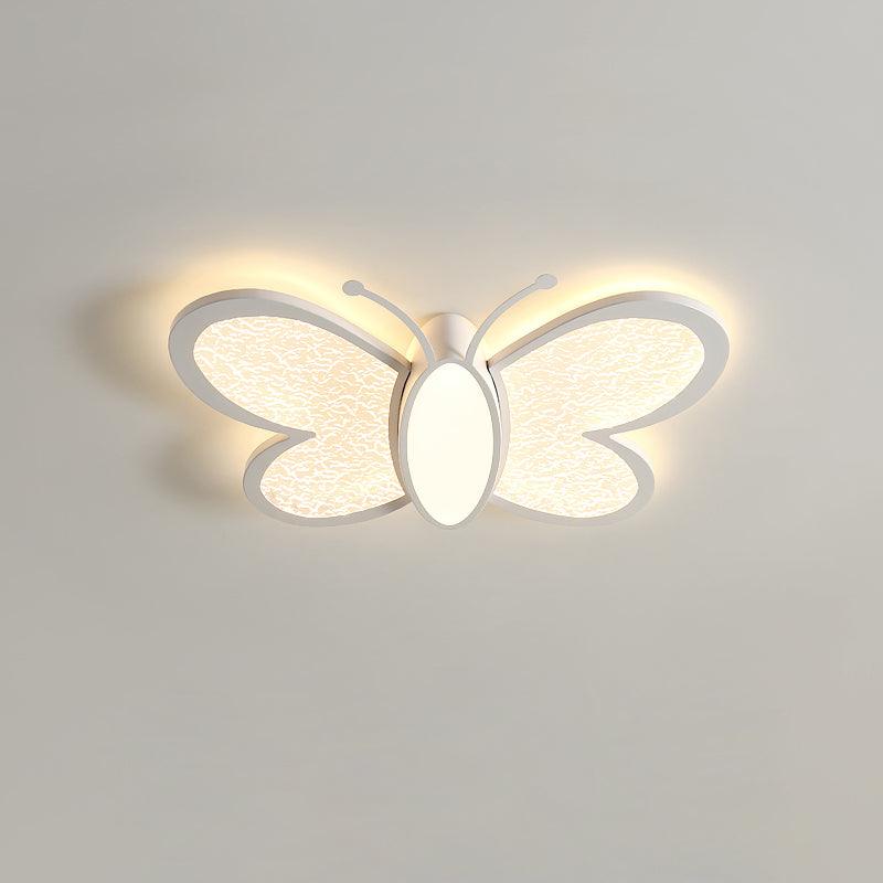 Dael nordisk kunstnerisk sommerfugleloftlampe