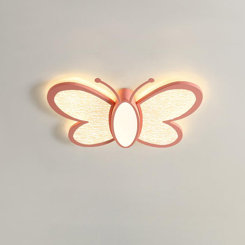 Dael nordisk kunstnerisk sommerfugleloftlampe