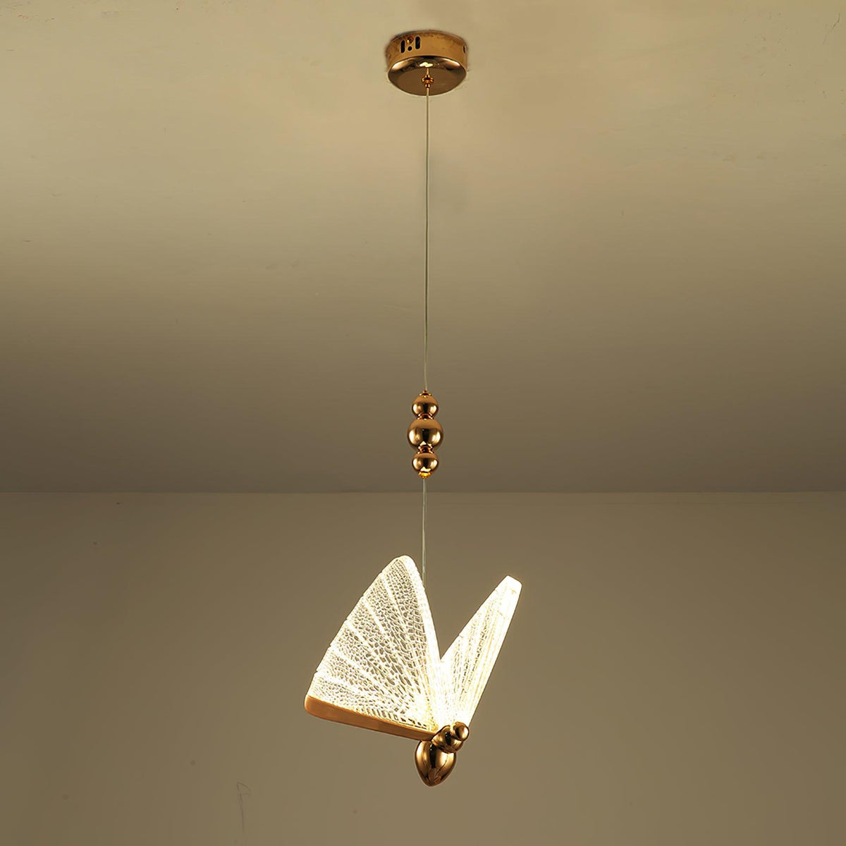 Luz pendente moderna Elaaneria em forma de borboleta