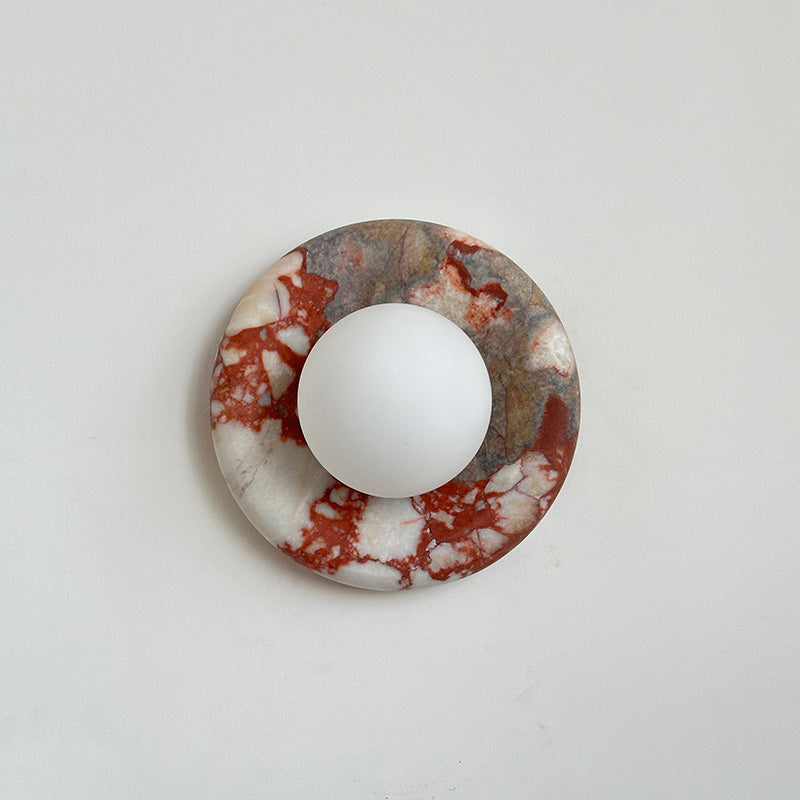 Hako-vegglampi úr marmara