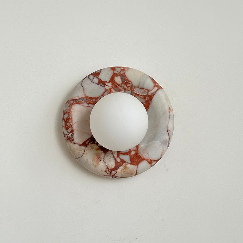 Hako-vegglampi úr marmara