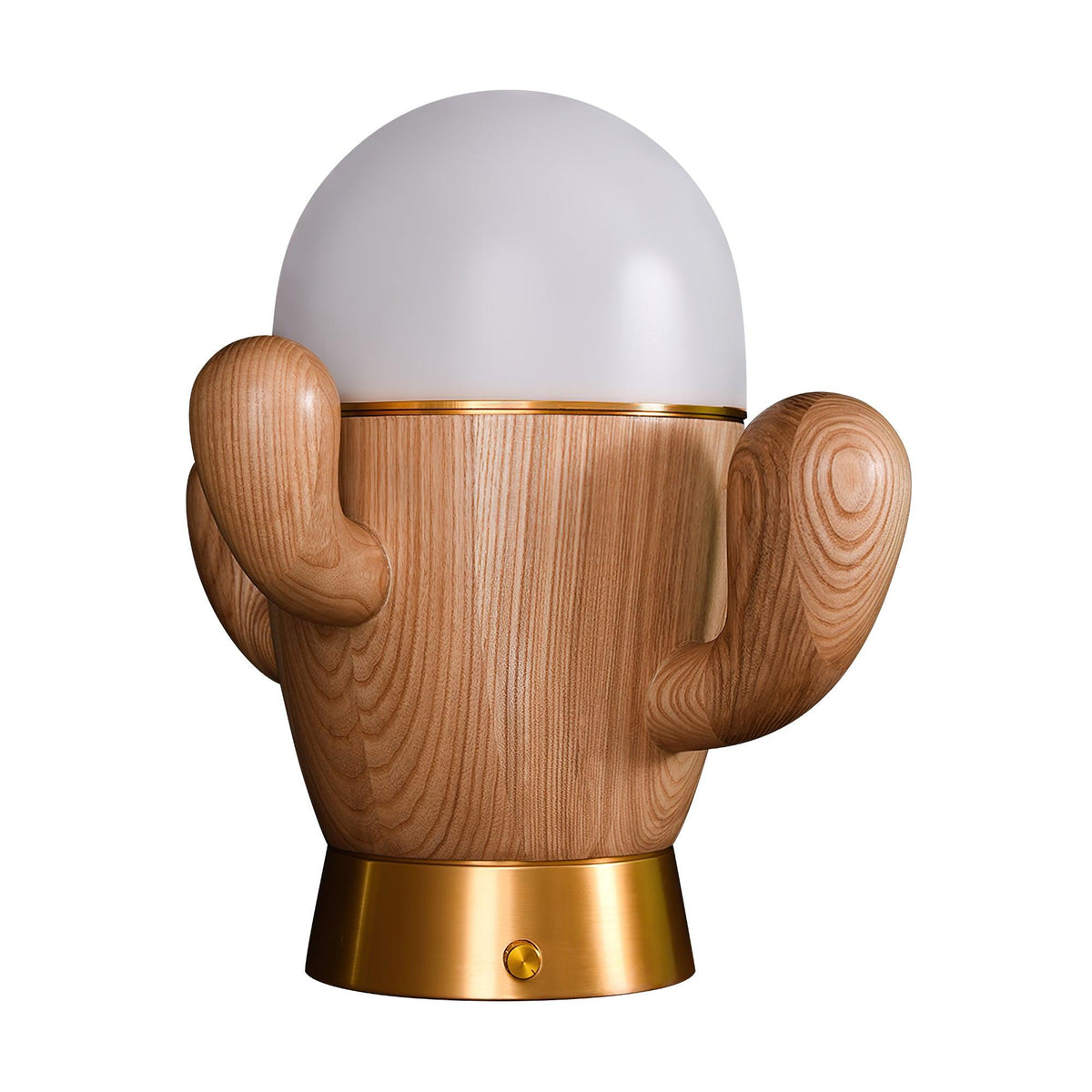 Solivice finurlig bordlampe i træ
