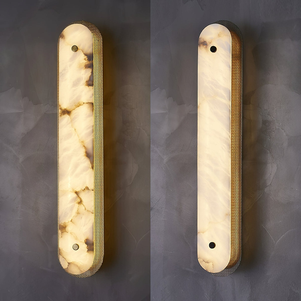 Erthee Linear Alabaster Wall Light
