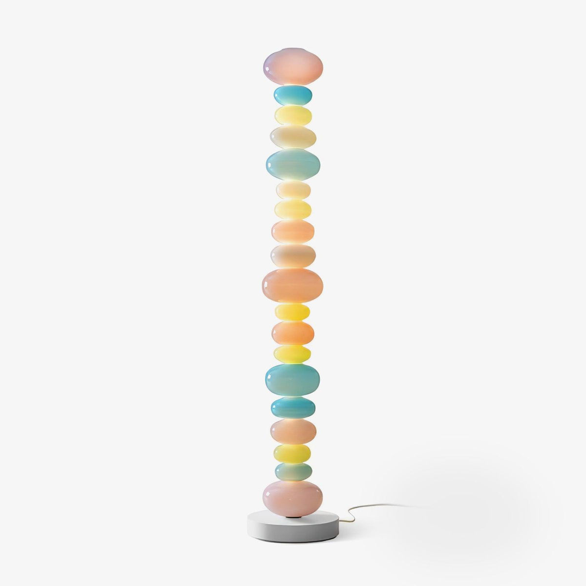 Avelare konstnärlig lekfull golvlampa i marmor