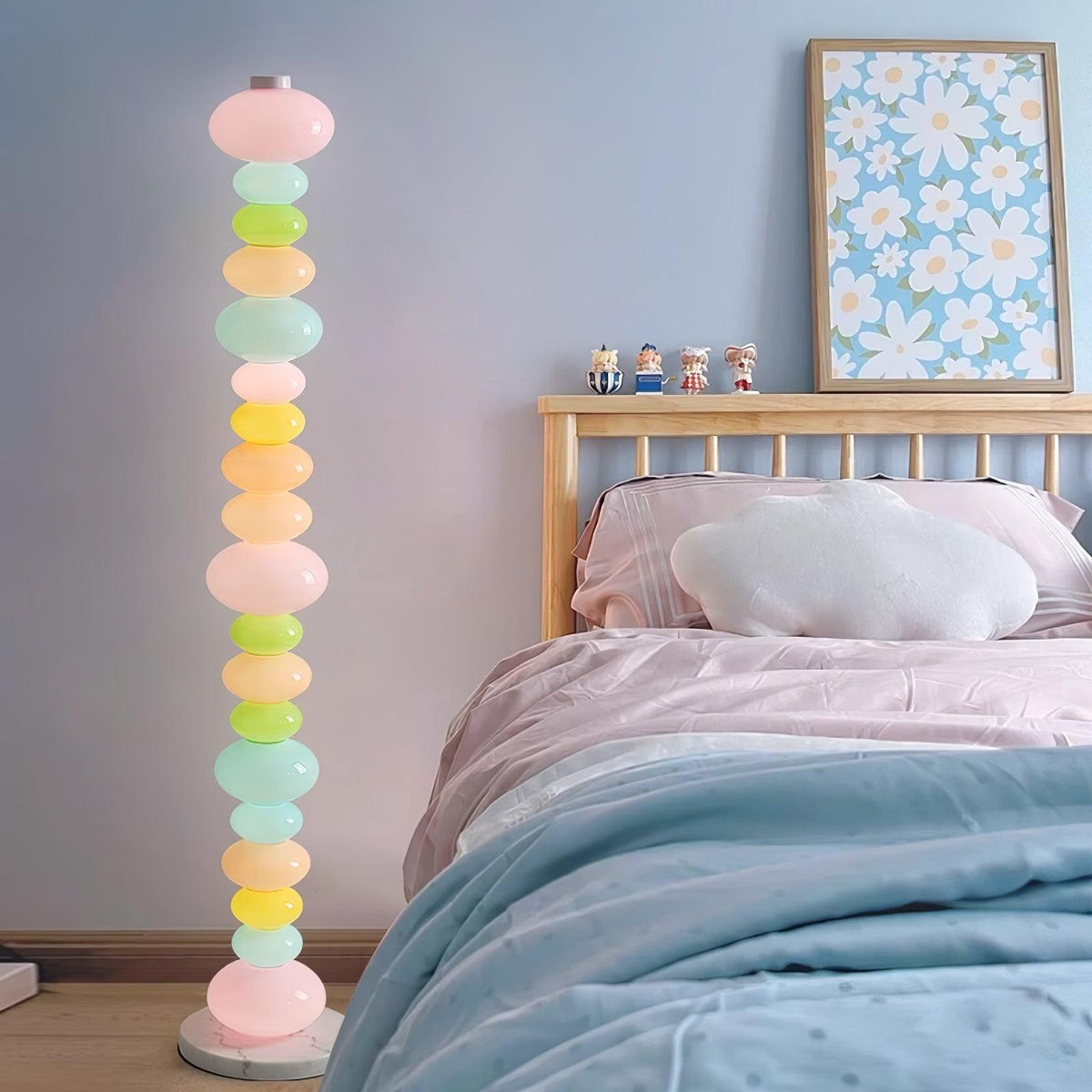 Avelare konstnärlig lekfull golvlampa i marmor