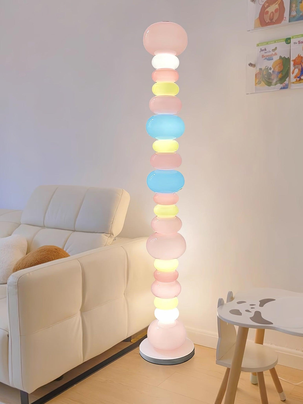 Avelare konstnärlig lekfull golvlampa i marmor