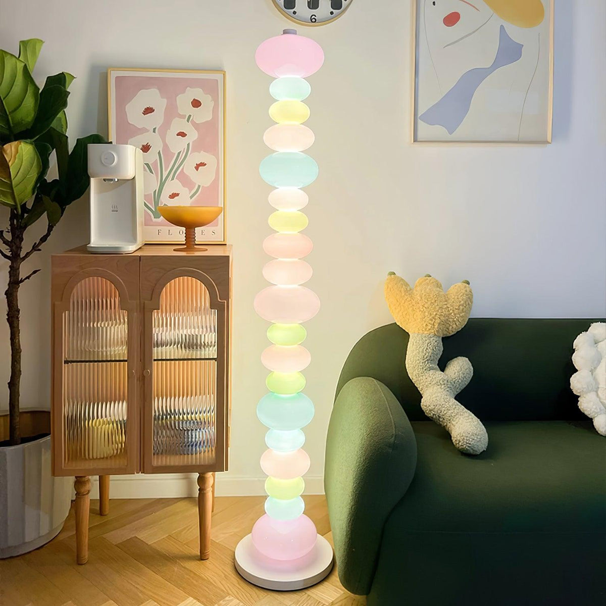 Avelare konstnärlig lekfull golvlampa i marmor
