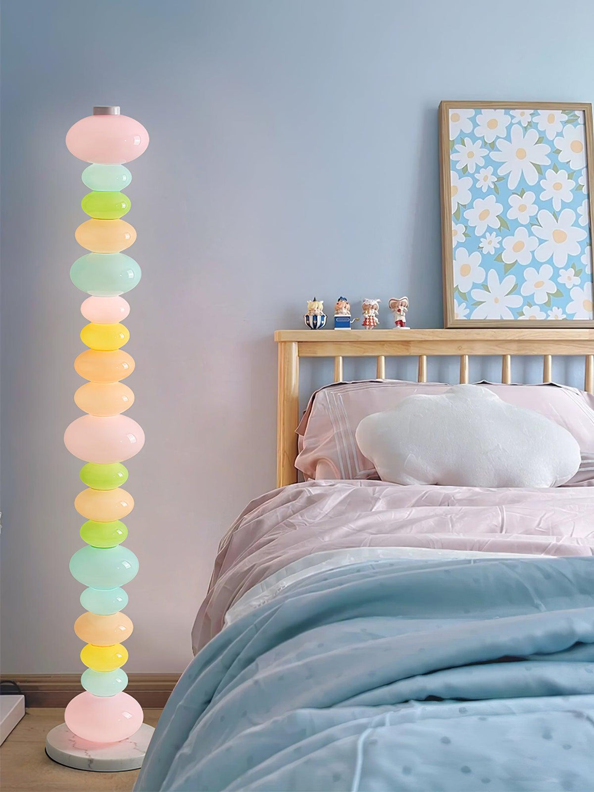 Avelare konstnärlig lekfull golvlampa i marmor