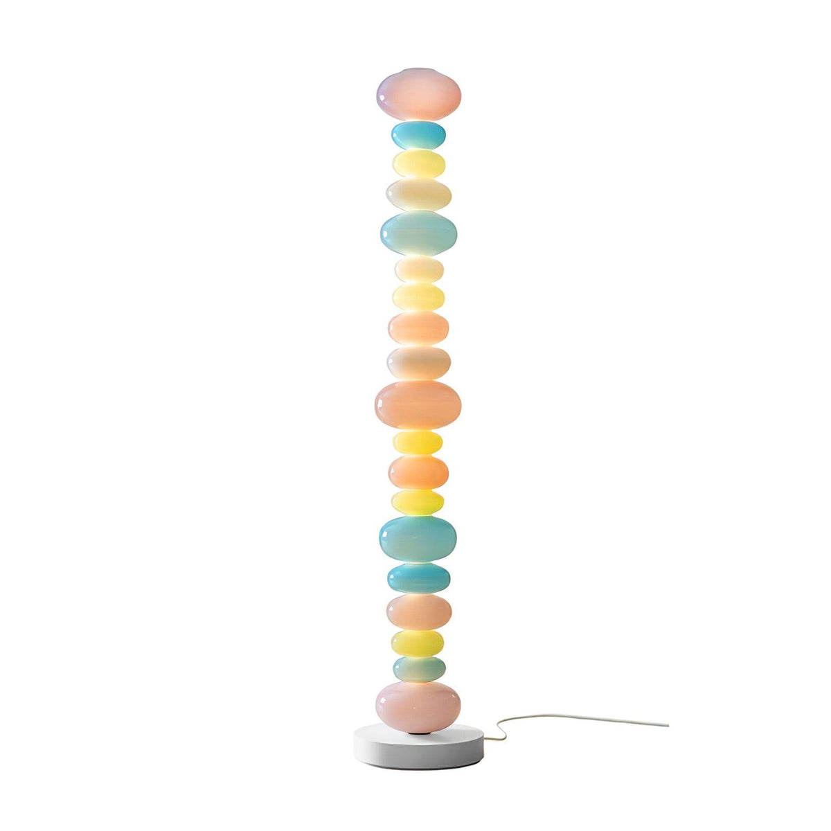 Avelare konstnärlig lekfull golvlampa i marmor