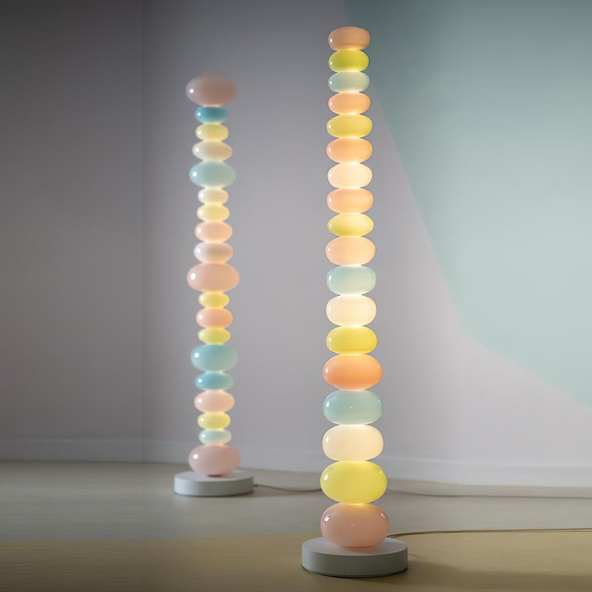 Avelare konstnärlig lekfull golvlampa i marmor