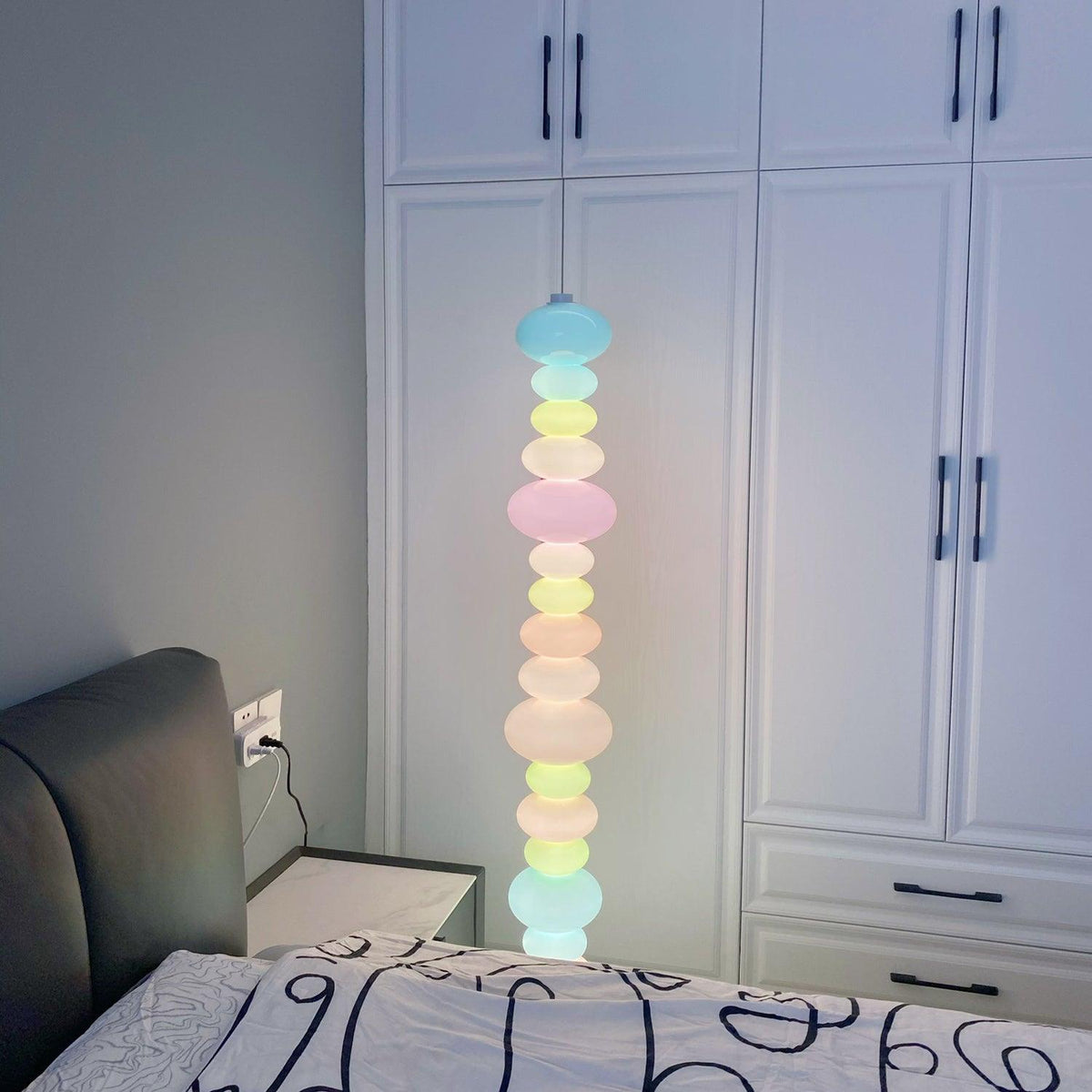 Avelare konstnärlig lekfull golvlampa i marmor