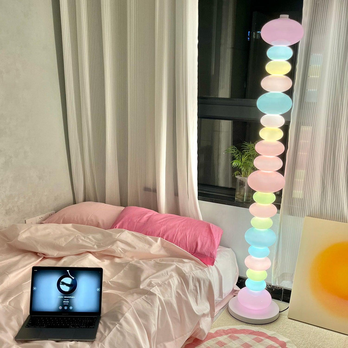 Avelare konstnärlig lekfull golvlampa i marmor
