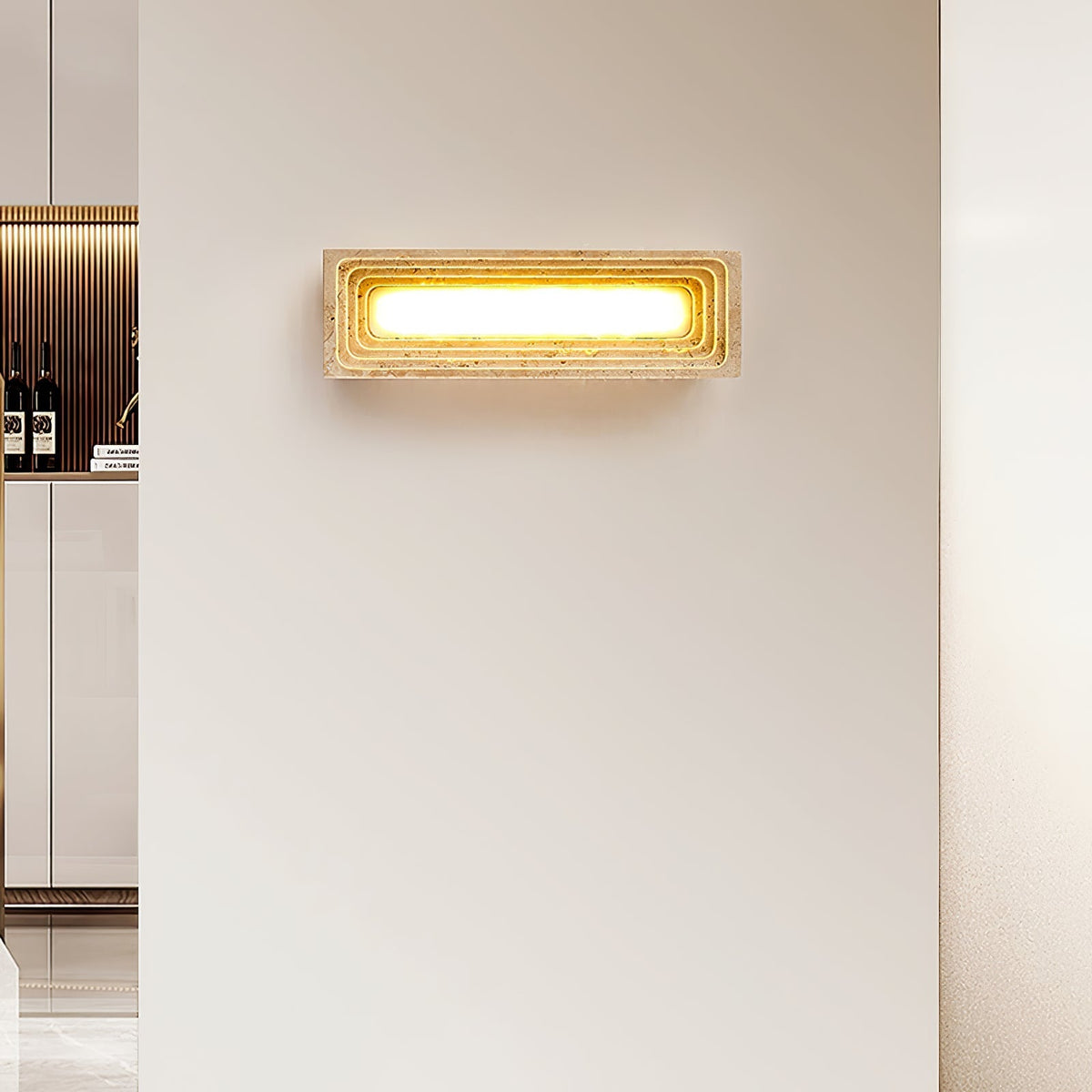 Atheila Travertine Wall Light