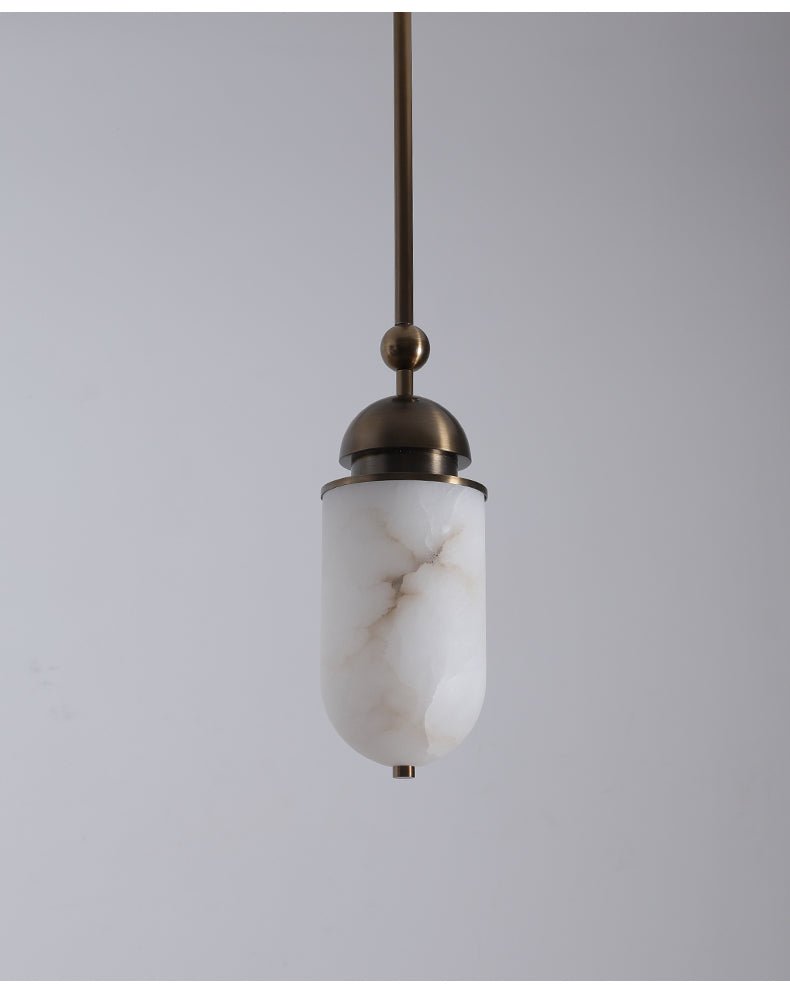 Hänglampa Capsule i alabaster