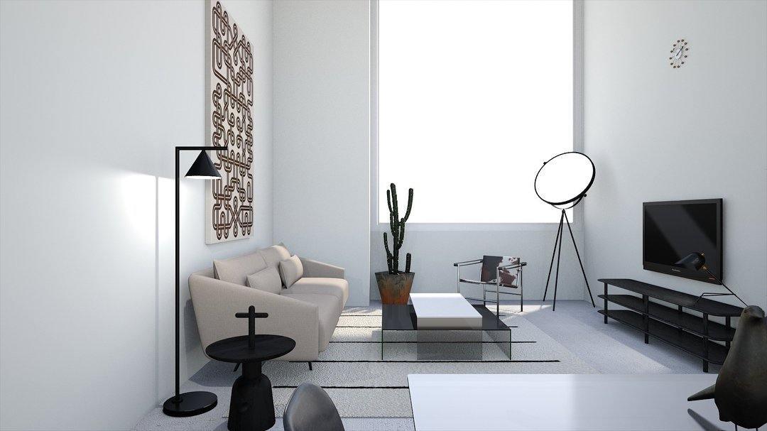 Candeeiro de pé minimalista Nell