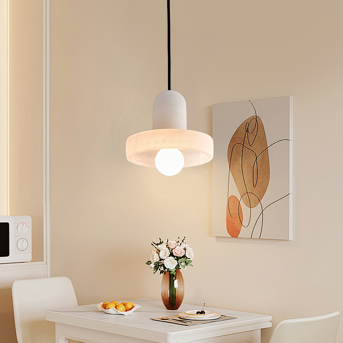 Carrara alabasturhengilampi