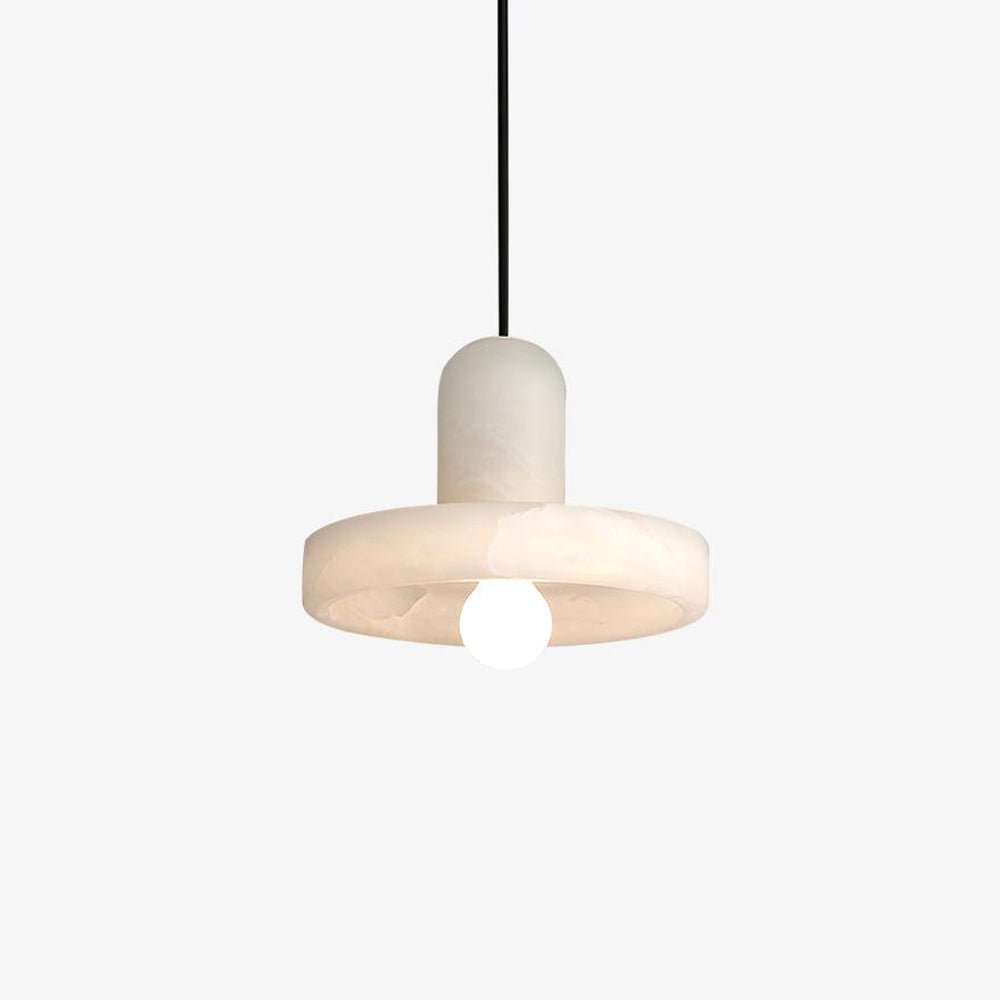 Eirven pendellampa i staplad alabaster