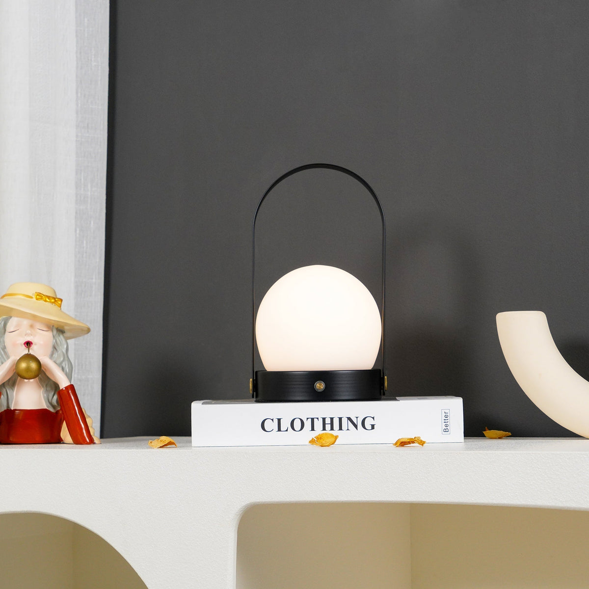 Zenon minimalistinen lasipöytävalaisin