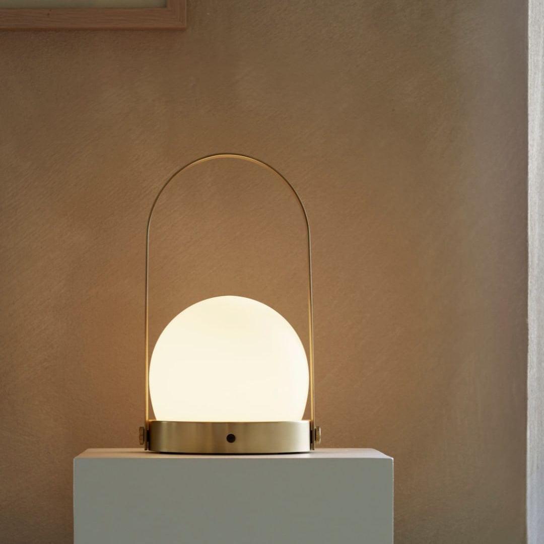 Zenon minimalistisk bordlampe i glas