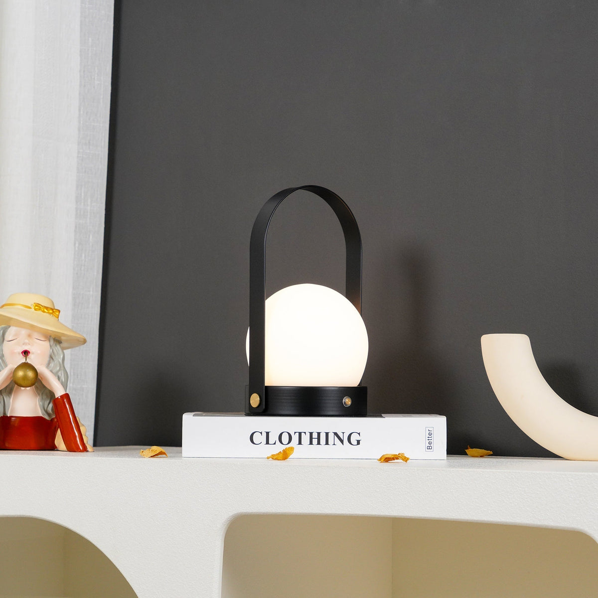 Zenon minimalistinen lasipöytävalaisin