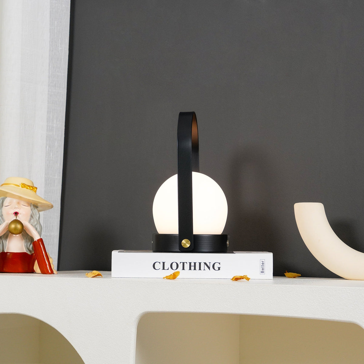 Zenon minimalistinen lasipöytävalaisin