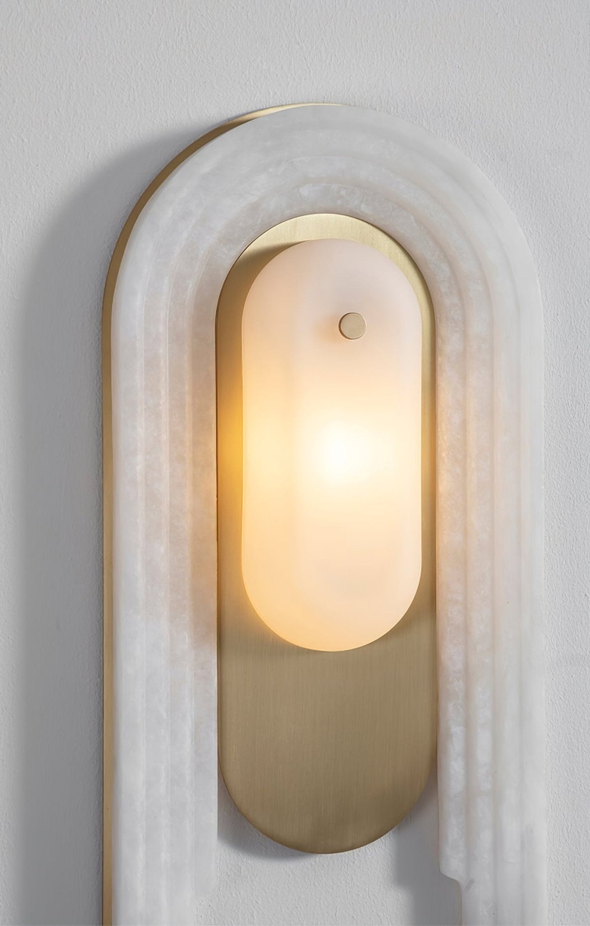 Sytalion Arch Alabaster vägglampa
