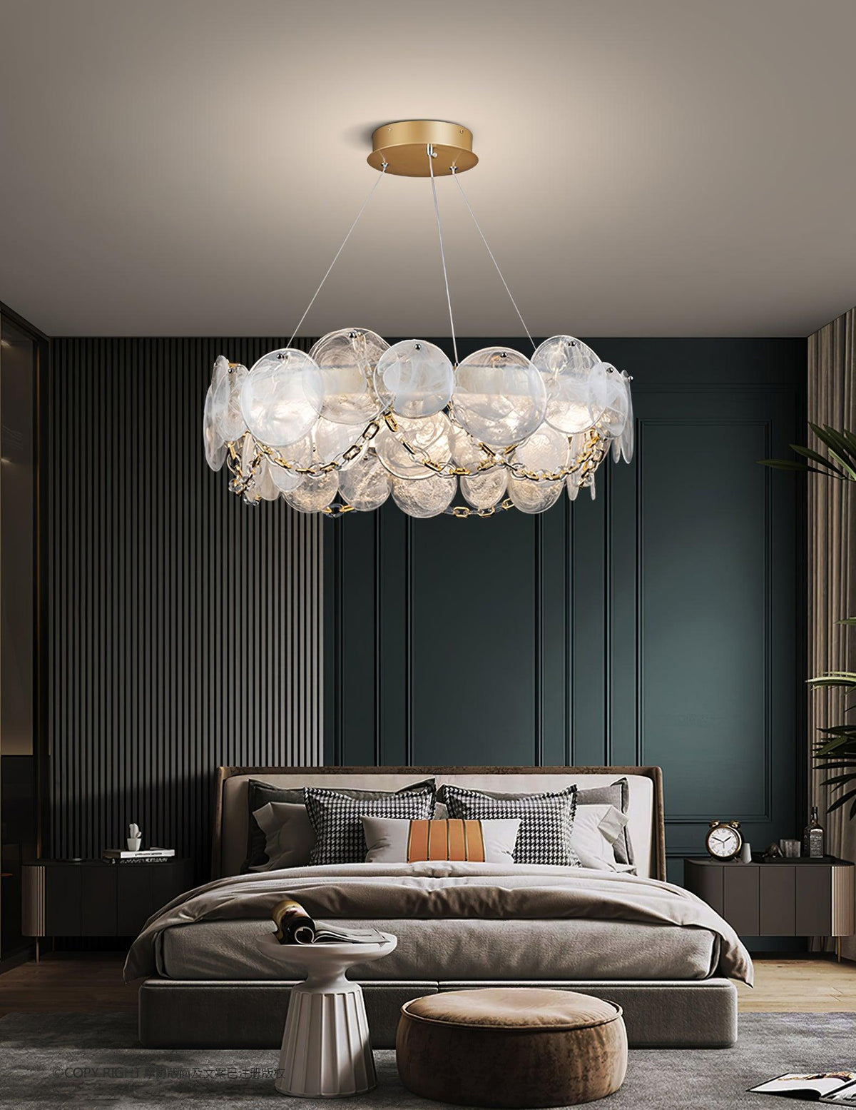 Candelabro de luxo em vidro Celinaria