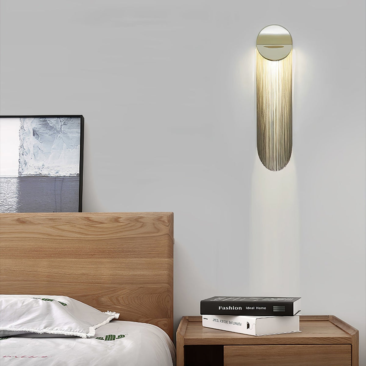 Aursilila premiumvägglampa i konstnärlig stil