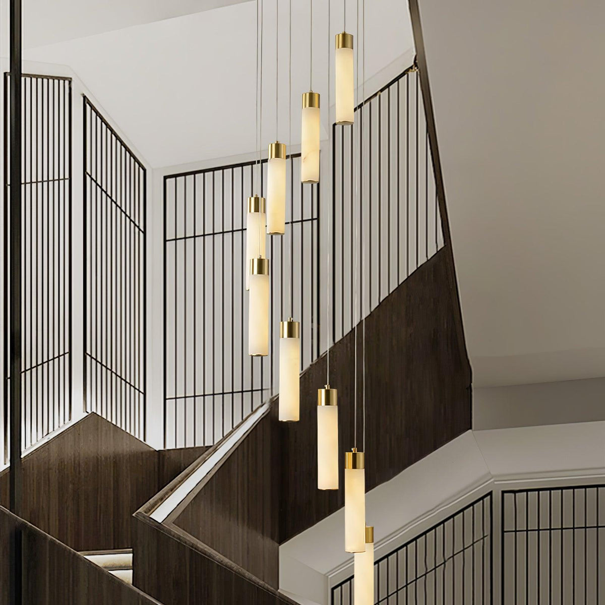 Aurelia Modern Alabaster Pendant Chandelier