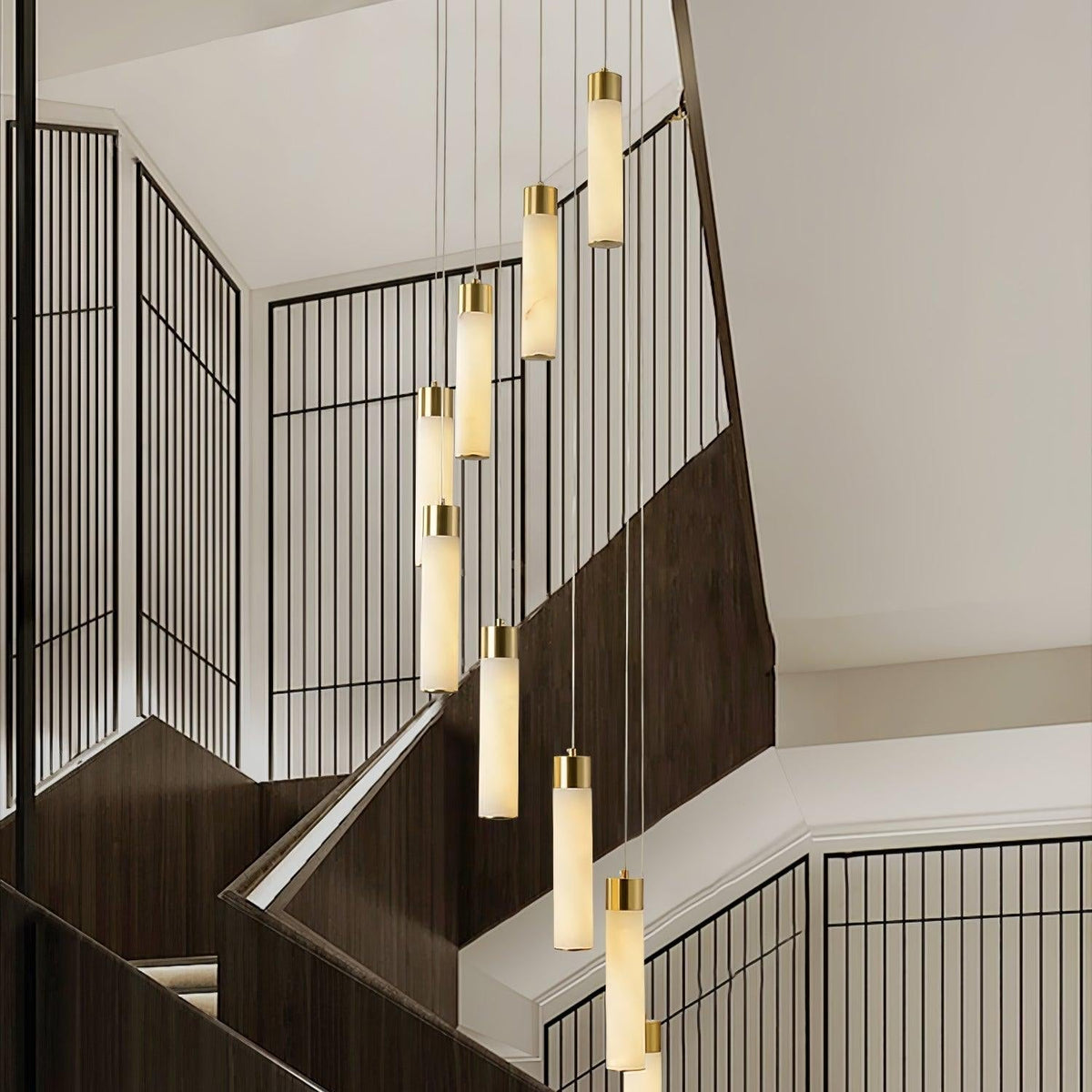 Aurelia Modern Alabaster Pendant Chandelier