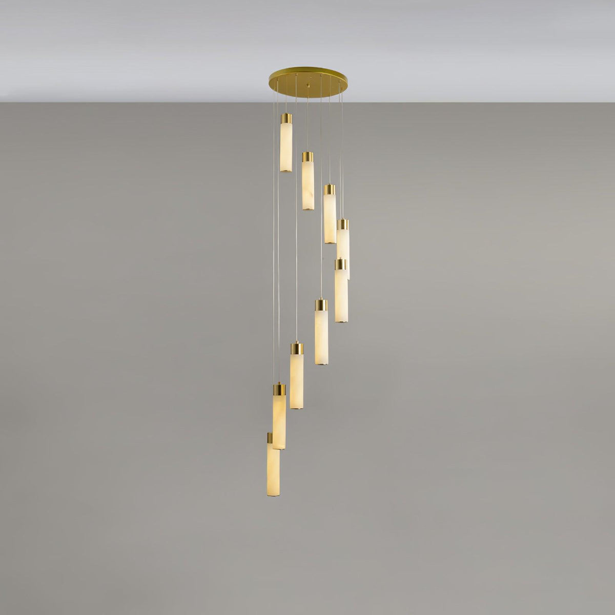 Aurelia Modern Alabaster Pendant Chandelier