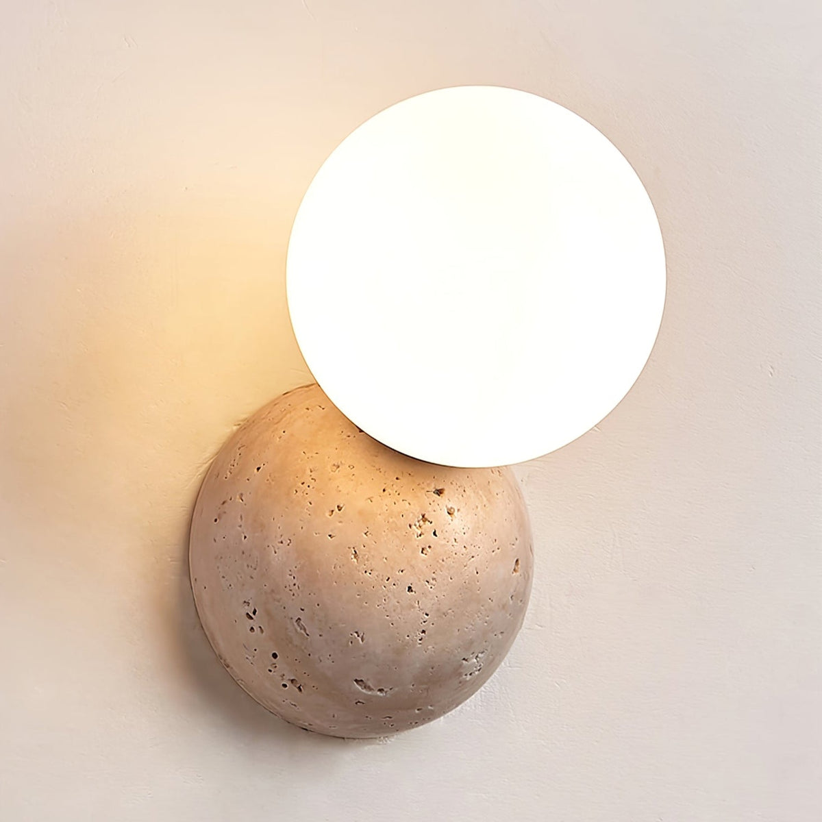 Cethair Travertine Wall Light
