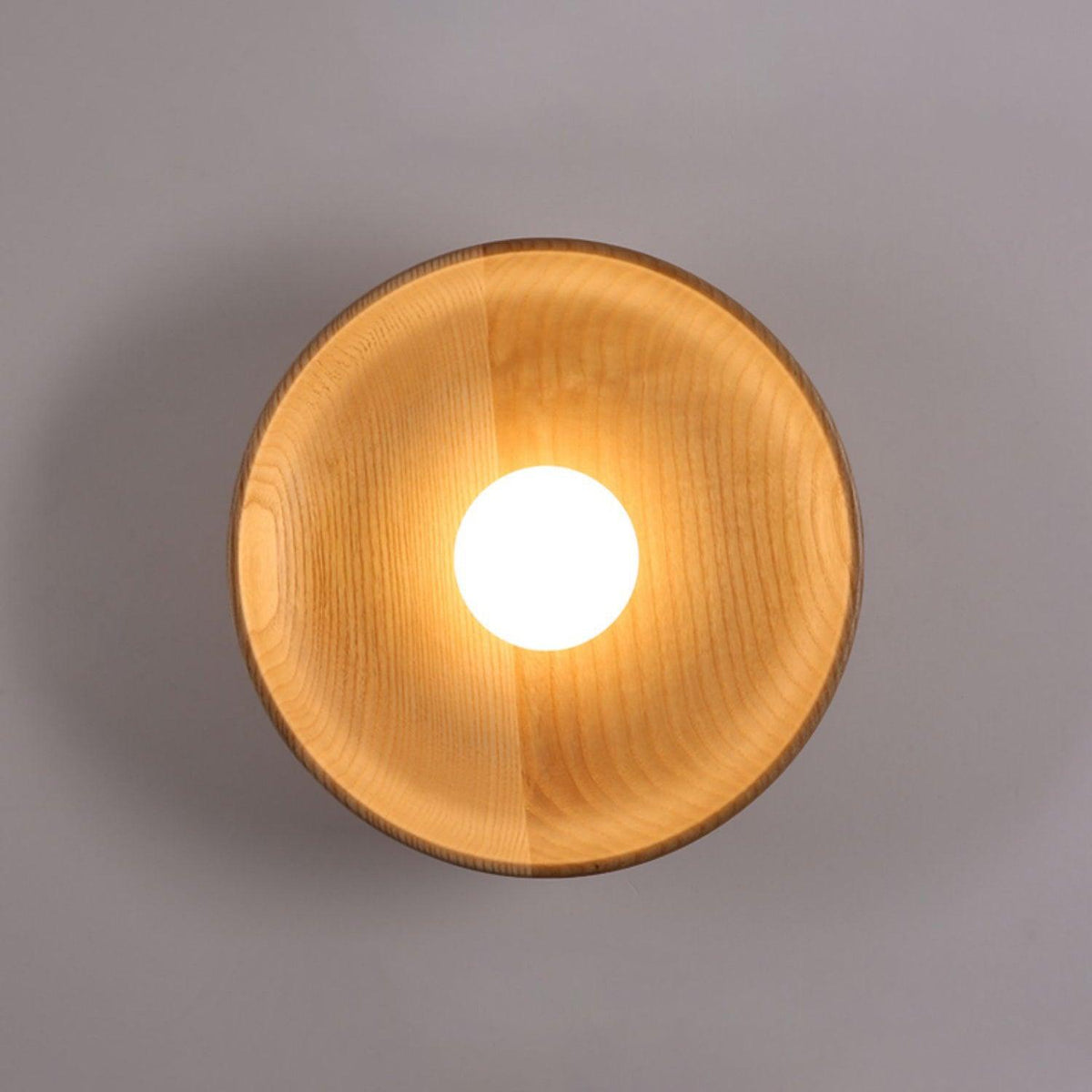 Sirixa moderni minimalistinen lasi-puu-seinävalaisin