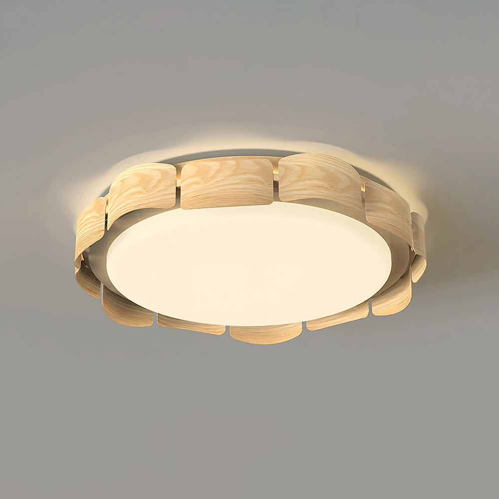 Ardura LED-loftlampe i valnød