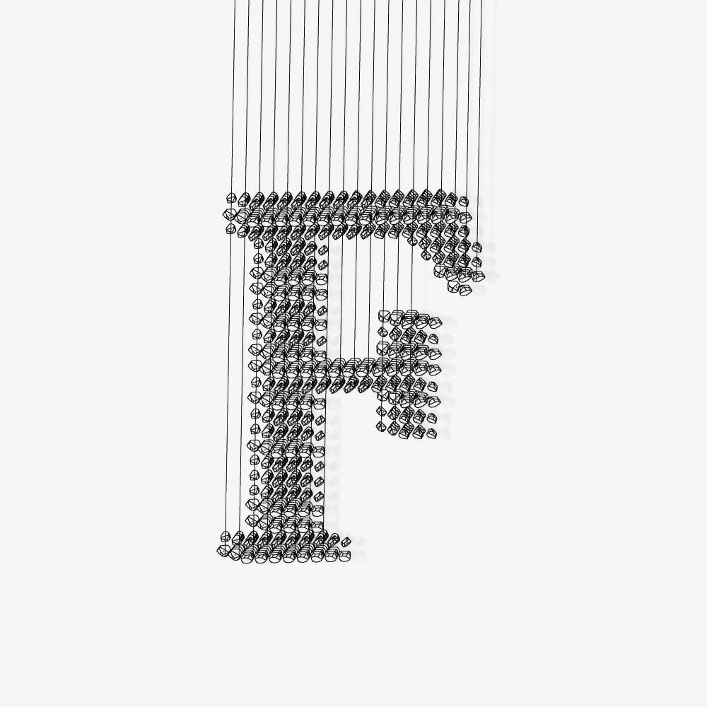 Facet minimalistiske stenlysekroner